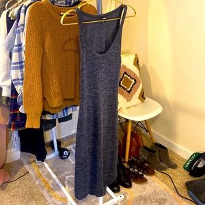 Aritzia Wilfred free- lightly worn grey dress